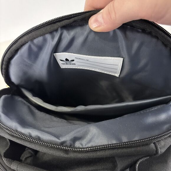 Adidas Original Trefoil Patch Backpack GC1201 Black White NWT - Picture 6 of 6